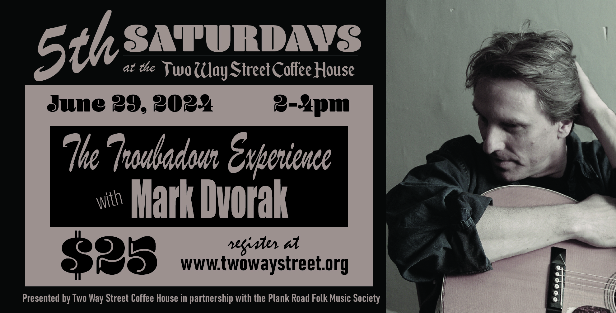 Mark Dvorak The Troubadour Experience Poster