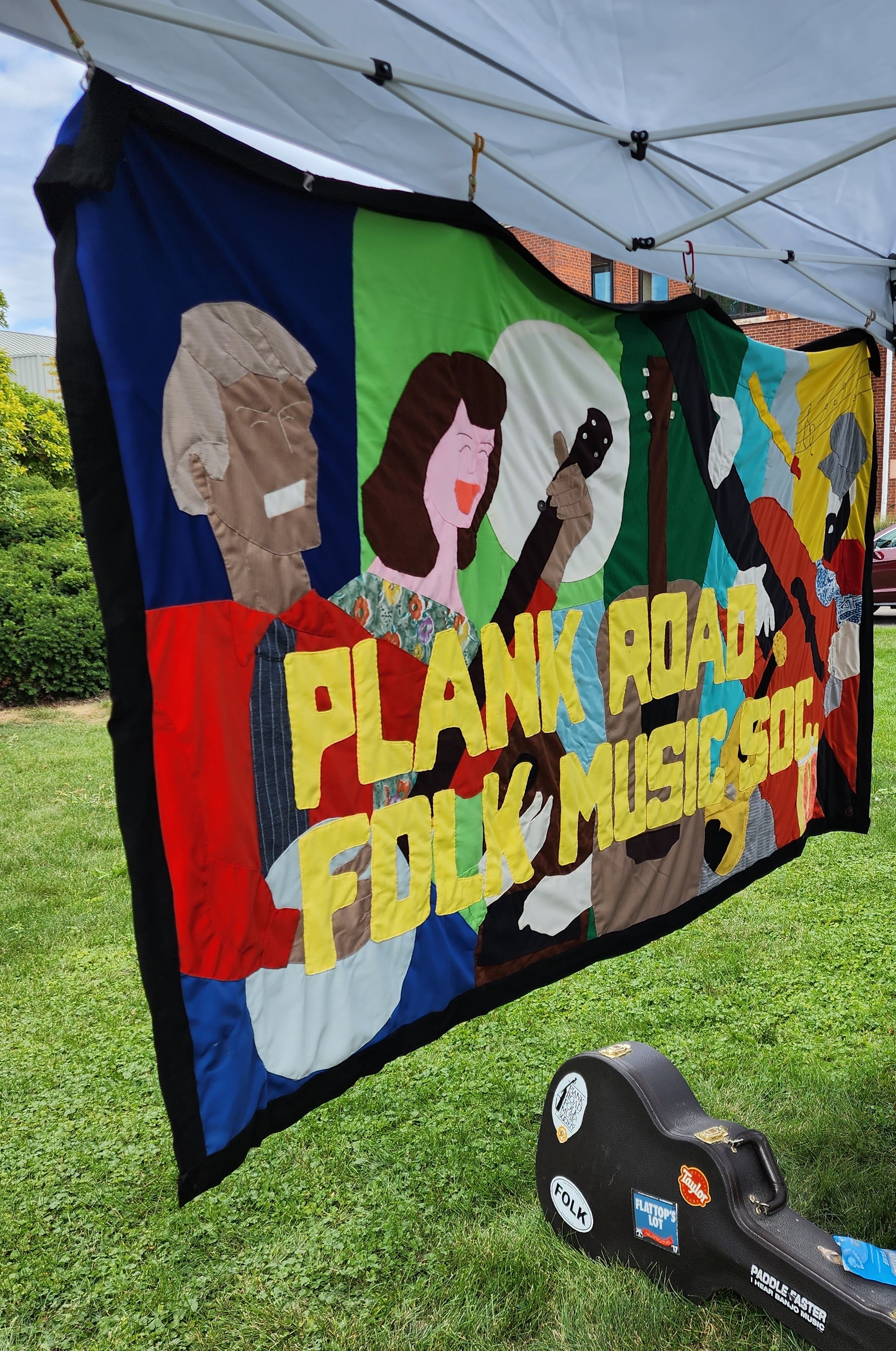 Plank Road Quilted Banner